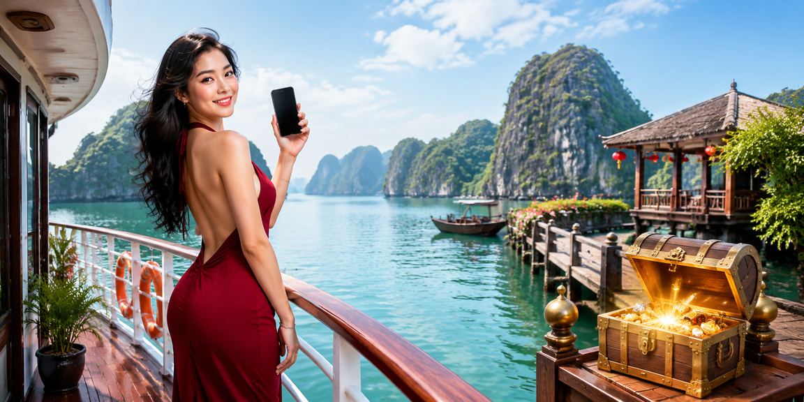 Người chơi tham gia casino trực tuyến trên di động tại Hạ Long